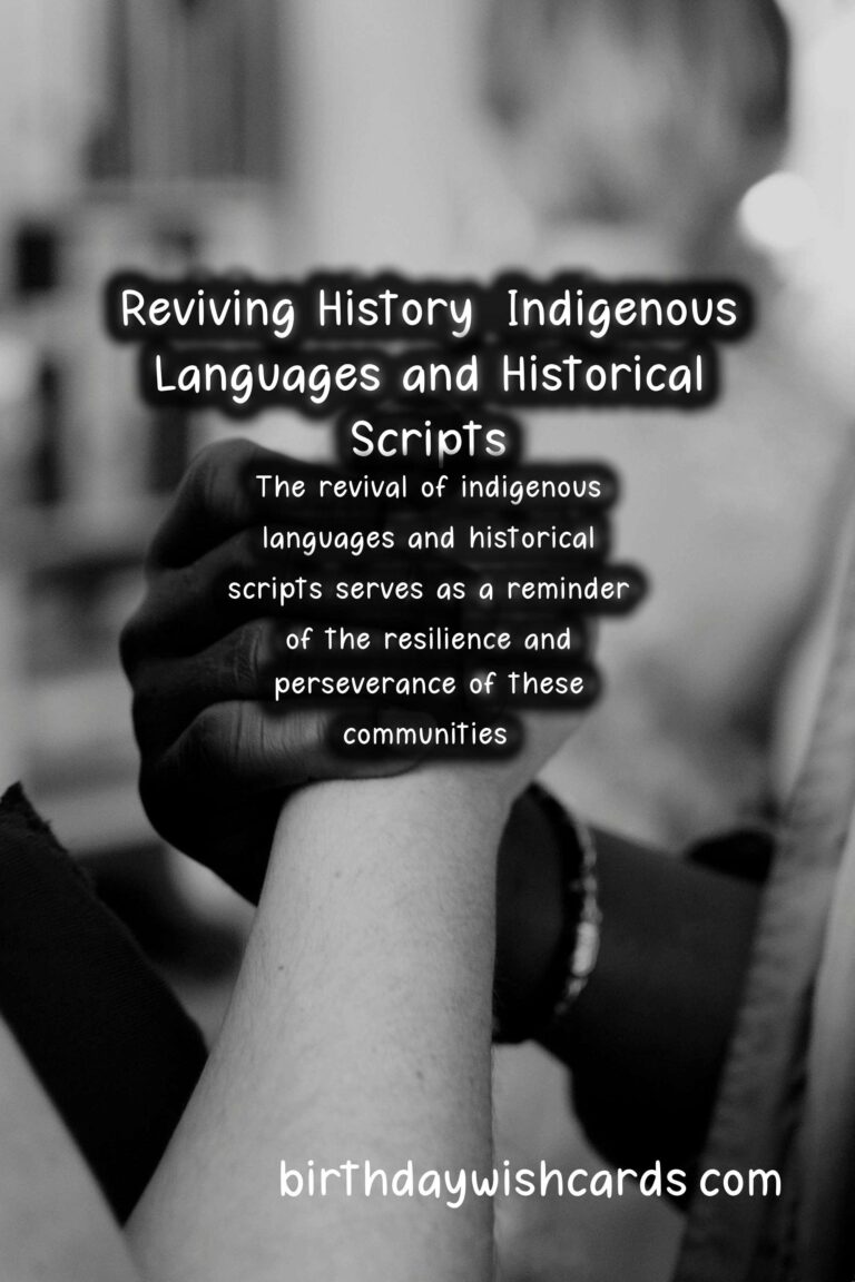 Reviving History: Indigenous Languages and Historical Scripts