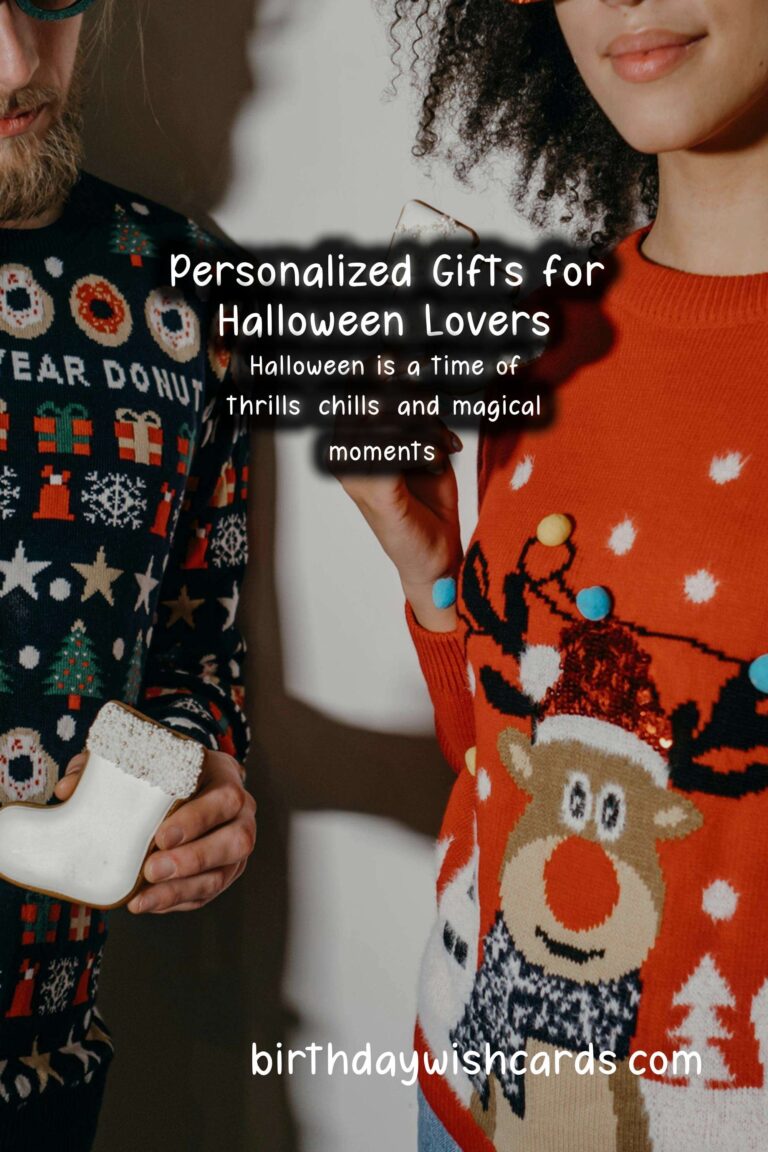 Spooktacular Personalized Gifts for Halloween Lovers