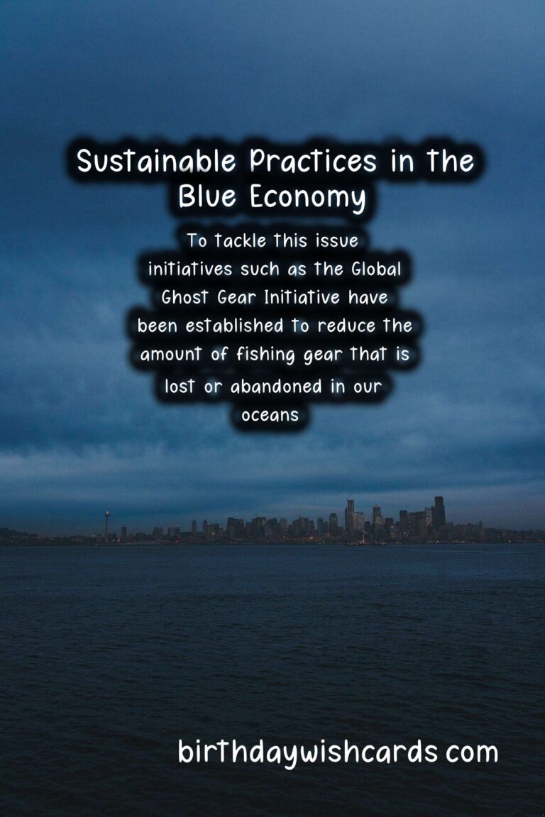 Sustainability: Blue Economy Initiatives for Ocean Sustainability