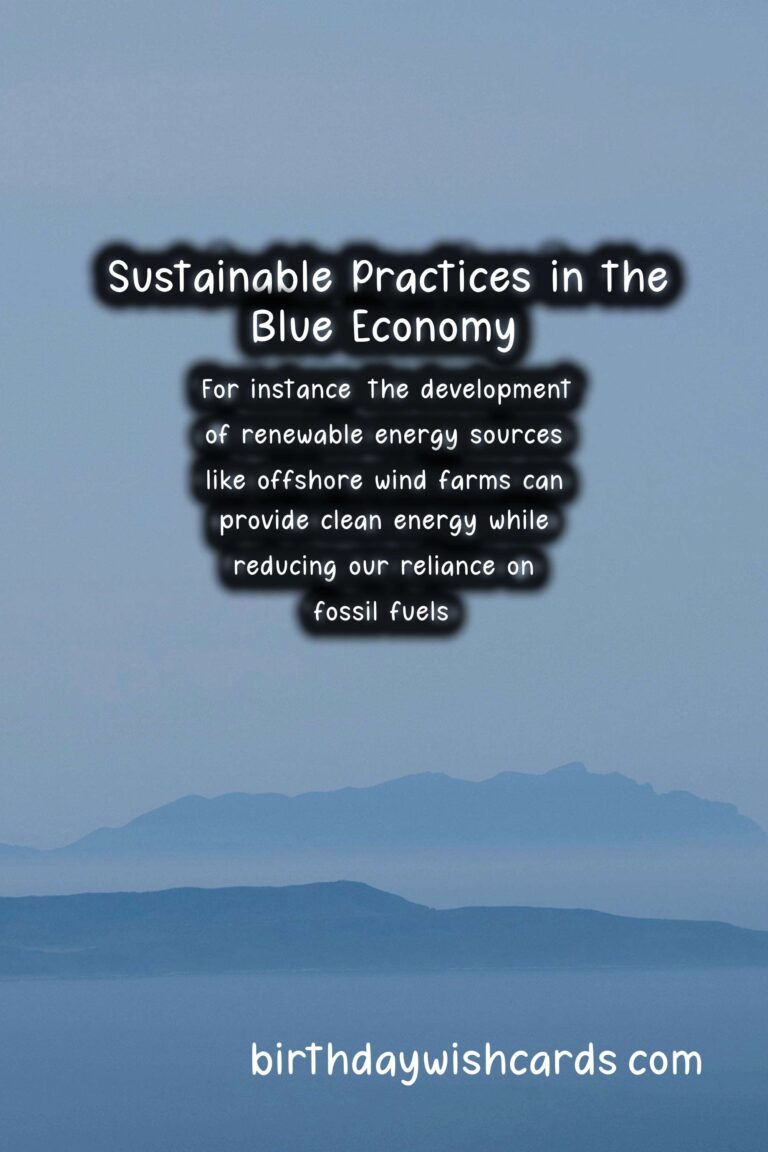 Sustainability: Blue Economy Initiatives for Ocean Sustainability