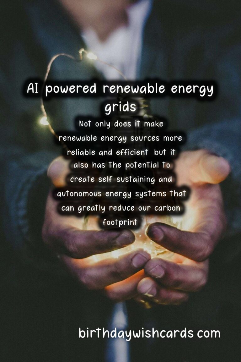 Sustainability: Integration of AI in Renewable Energy Grids