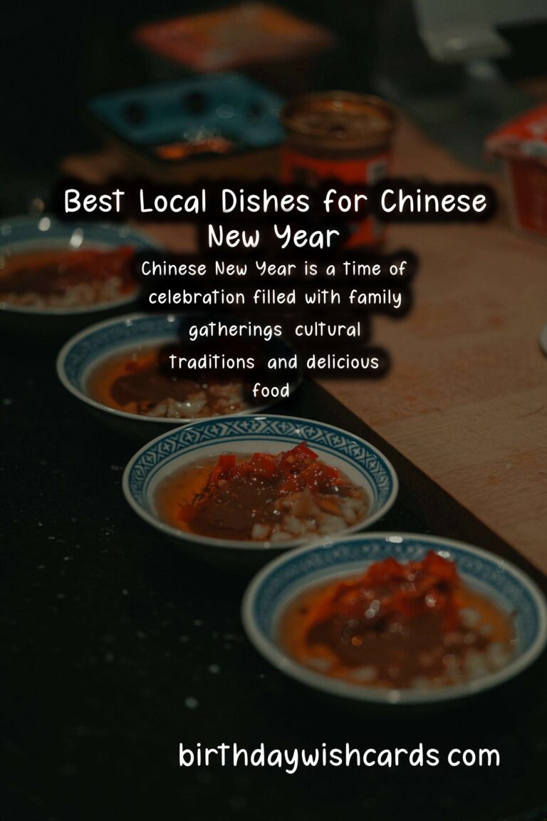 The Best Local Dishes for Celebrating Chinese New Year