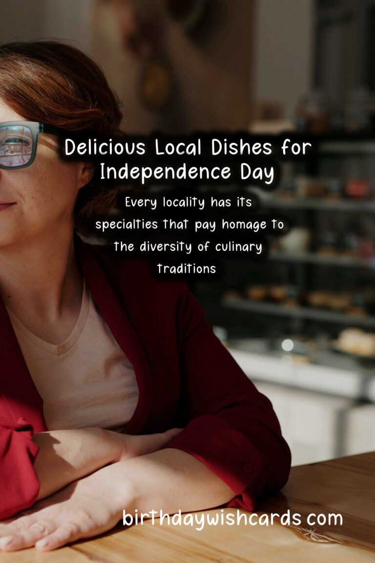 The Best Local Dishes for Celebrating Independence Day