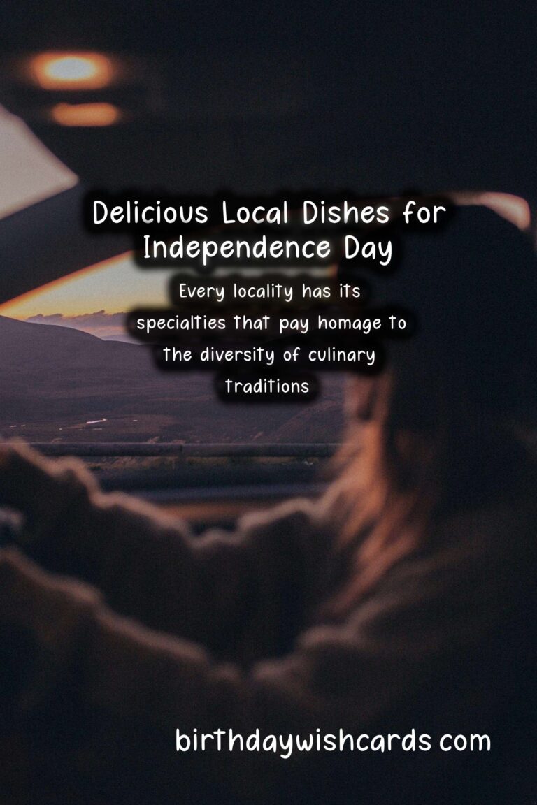 The Best Local Dishes for Celebrating Independence Day
