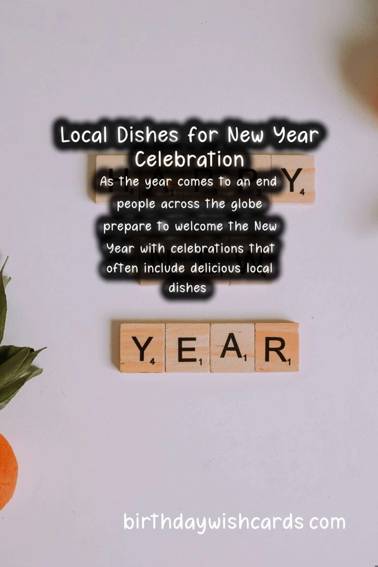 The Best Local Dishes for Celebrating New Year