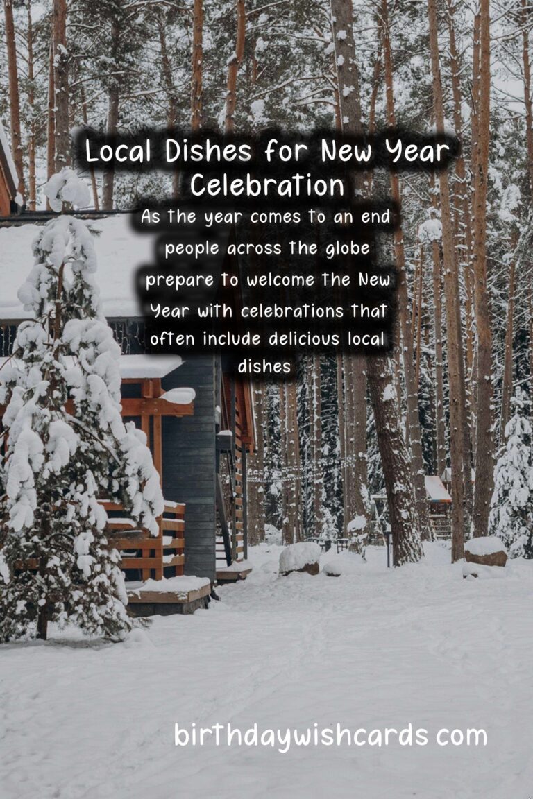 The Best Local Dishes for Celebrating New Year