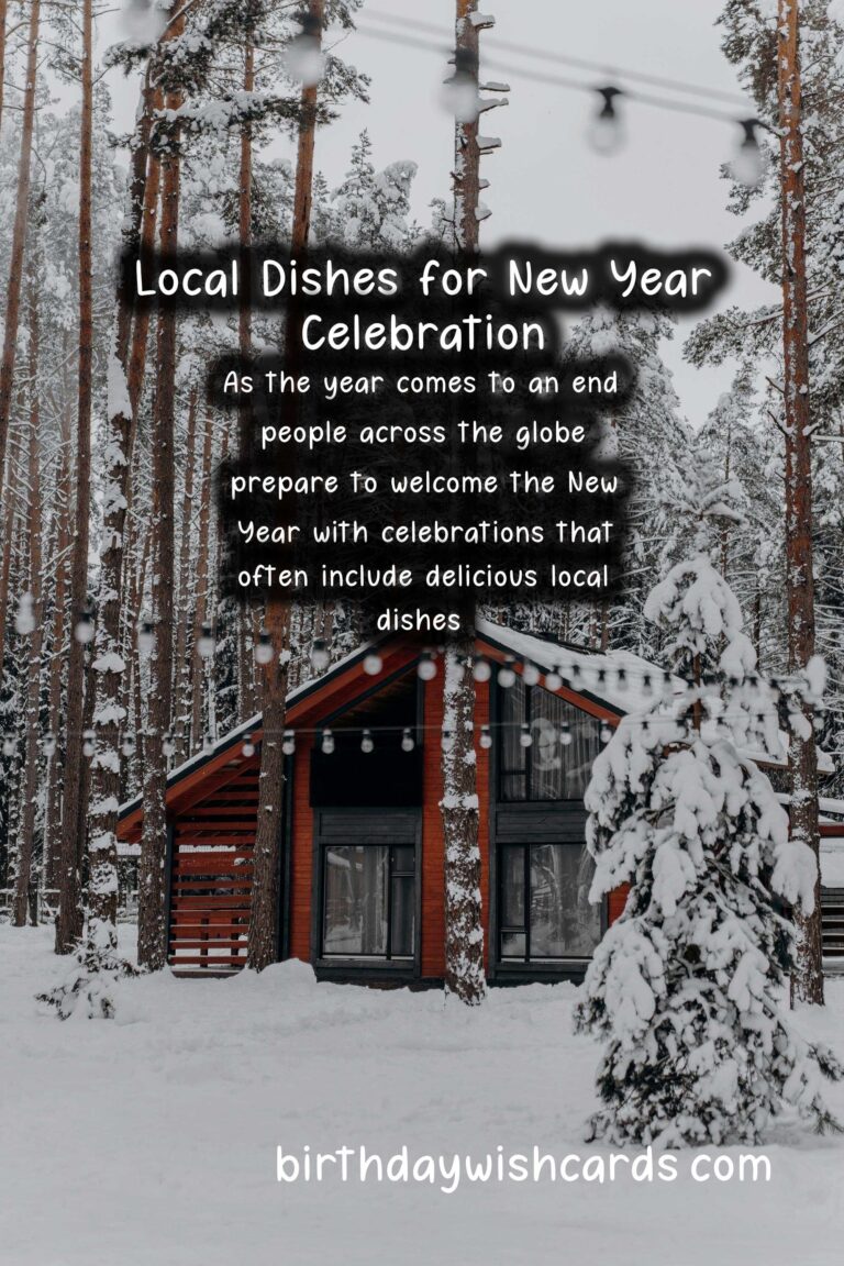 The Best Local Dishes for Celebrating New Year