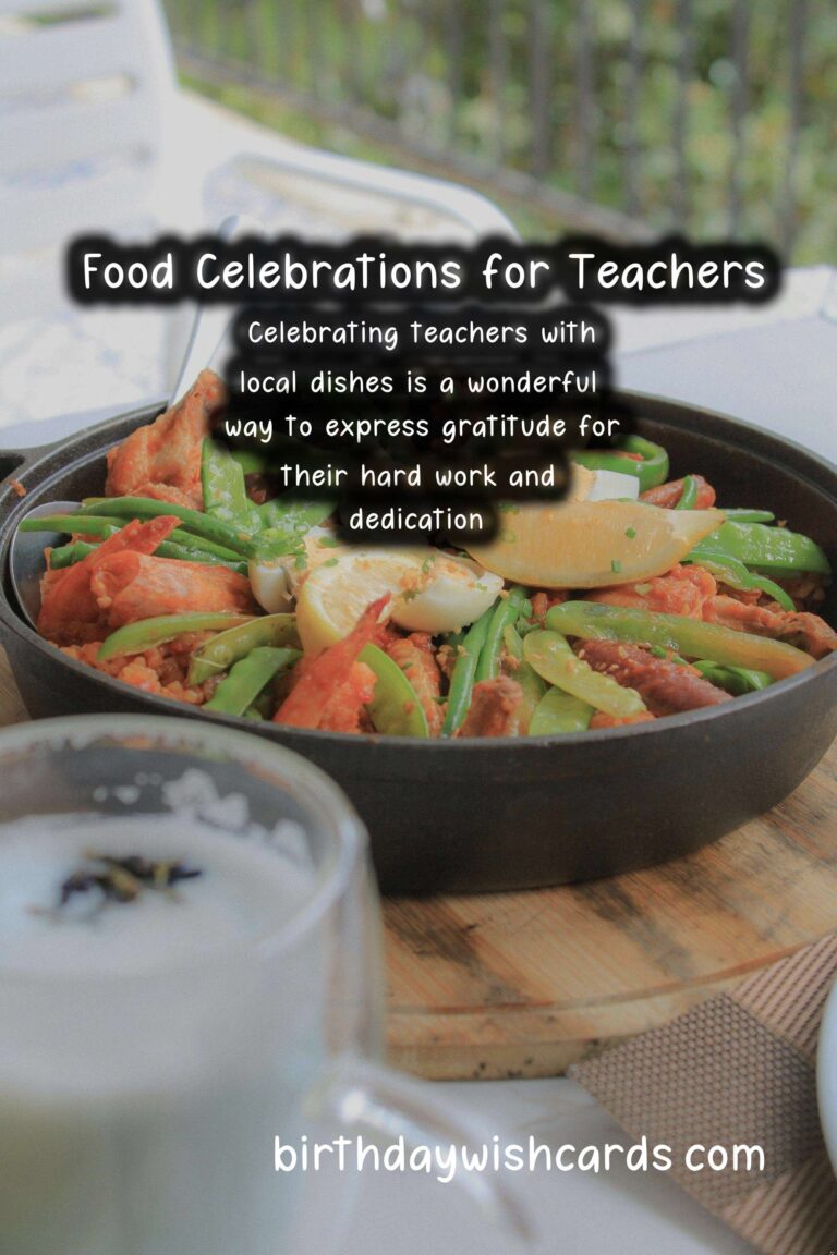 The Best Local Dishes for Celebrating Teachers