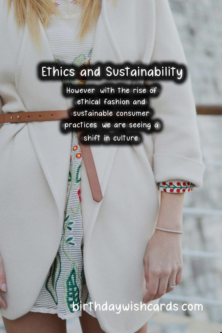 The Impact of Culture on Ethical Fashion and Sustainable Consumer Practices