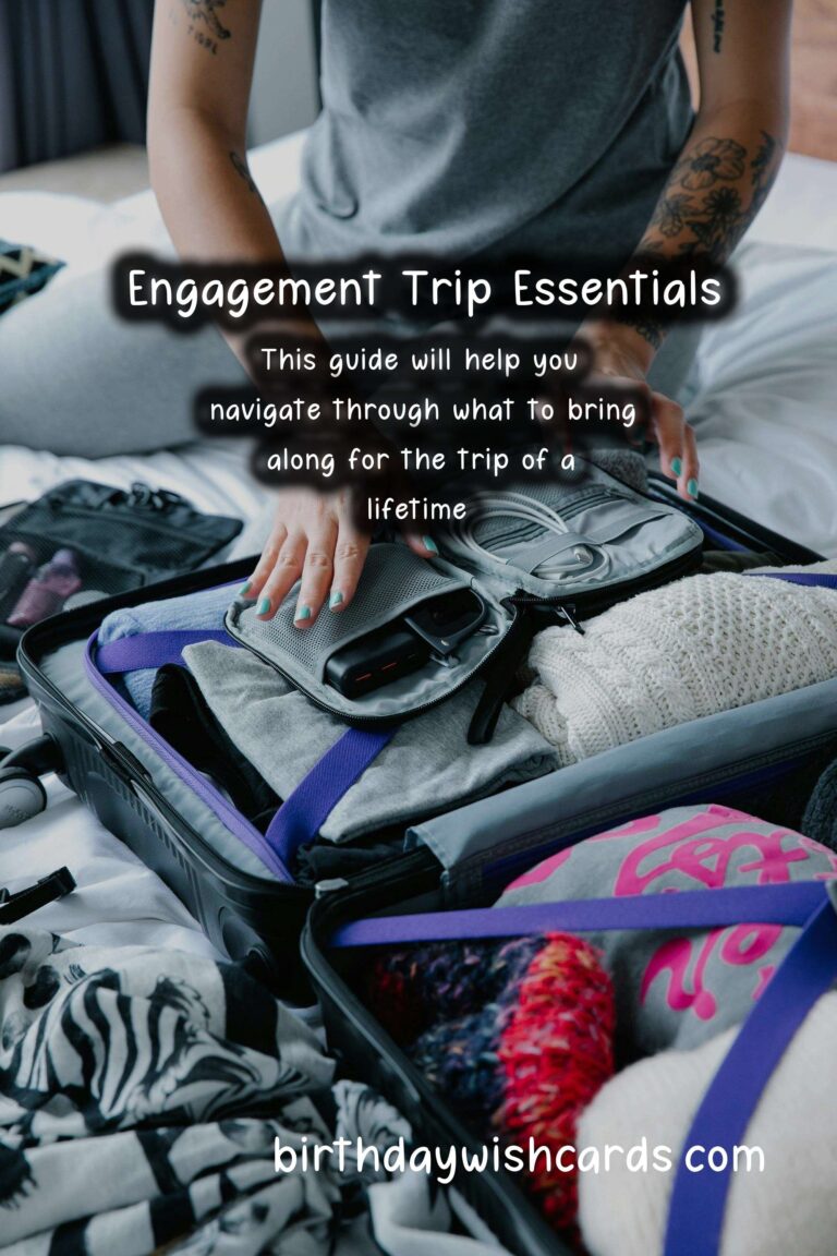 The Ultimate Guide on What to Pack for Engagement Trips
