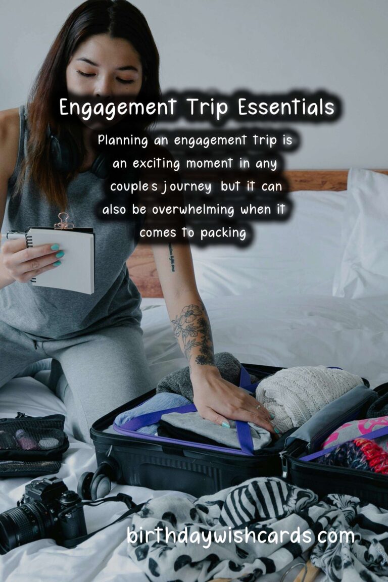 The Ultimate Guide on What to Pack for Engagement Trips