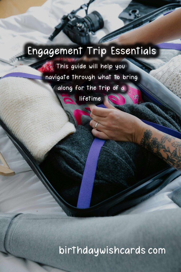The Ultimate Guide on What to Pack for Engagement Trips