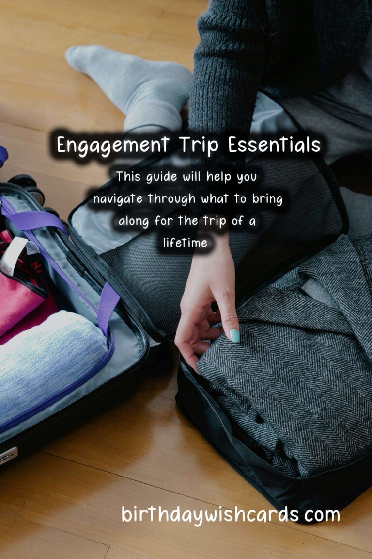 The Ultimate Guide on What to Pack for Engagement Trips