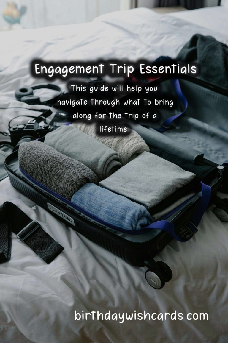 The Ultimate Guide on What to Pack for Engagement Trips