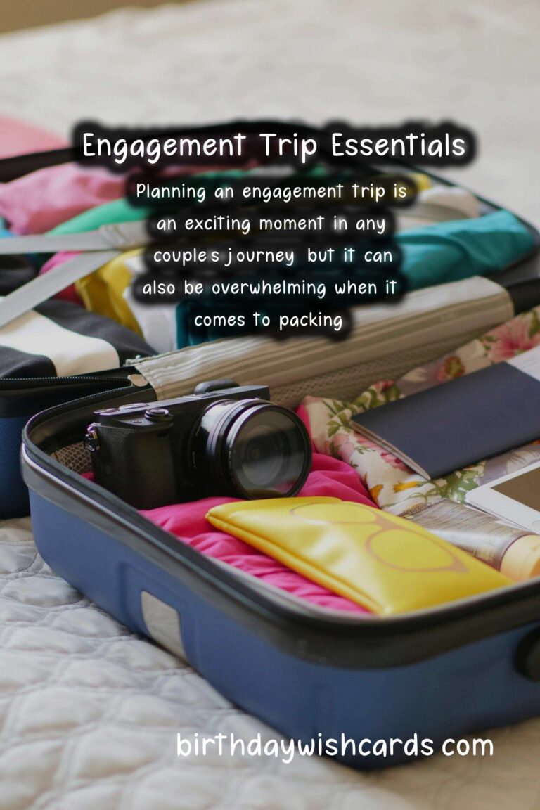 The Ultimate Guide on What to Pack for Engagement Trips