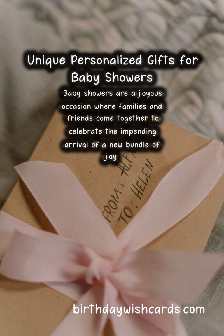 The Ultimate Guide to Personalized Gifts for Baby Shower Lovers