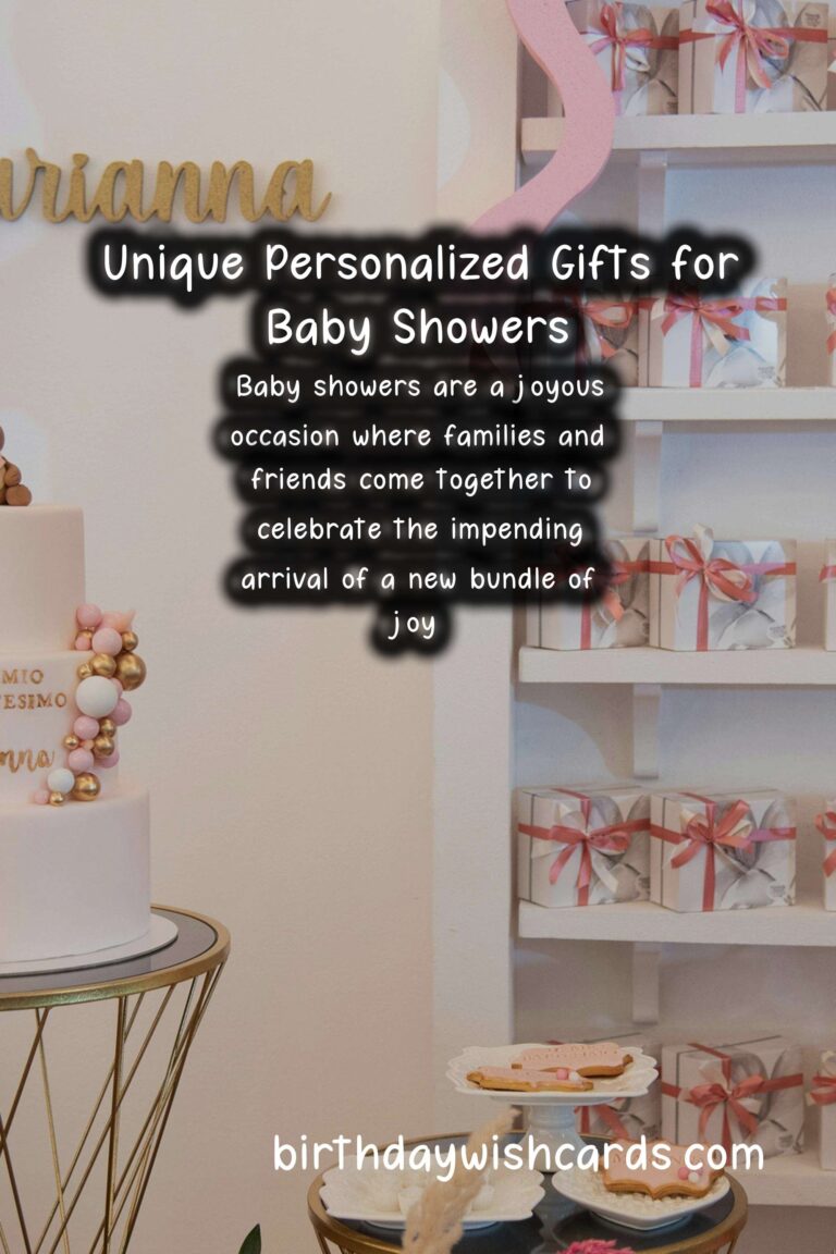 The Ultimate Guide to Personalized Gifts for Baby Shower Lovers