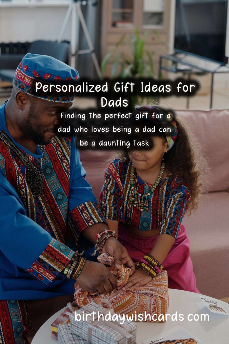 The Ultimate Guide to Personalized Gifts for Dad Lovers