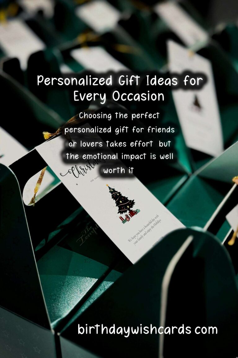 The Ultimate Guide to Personalized Gifts for Friends and Lovers