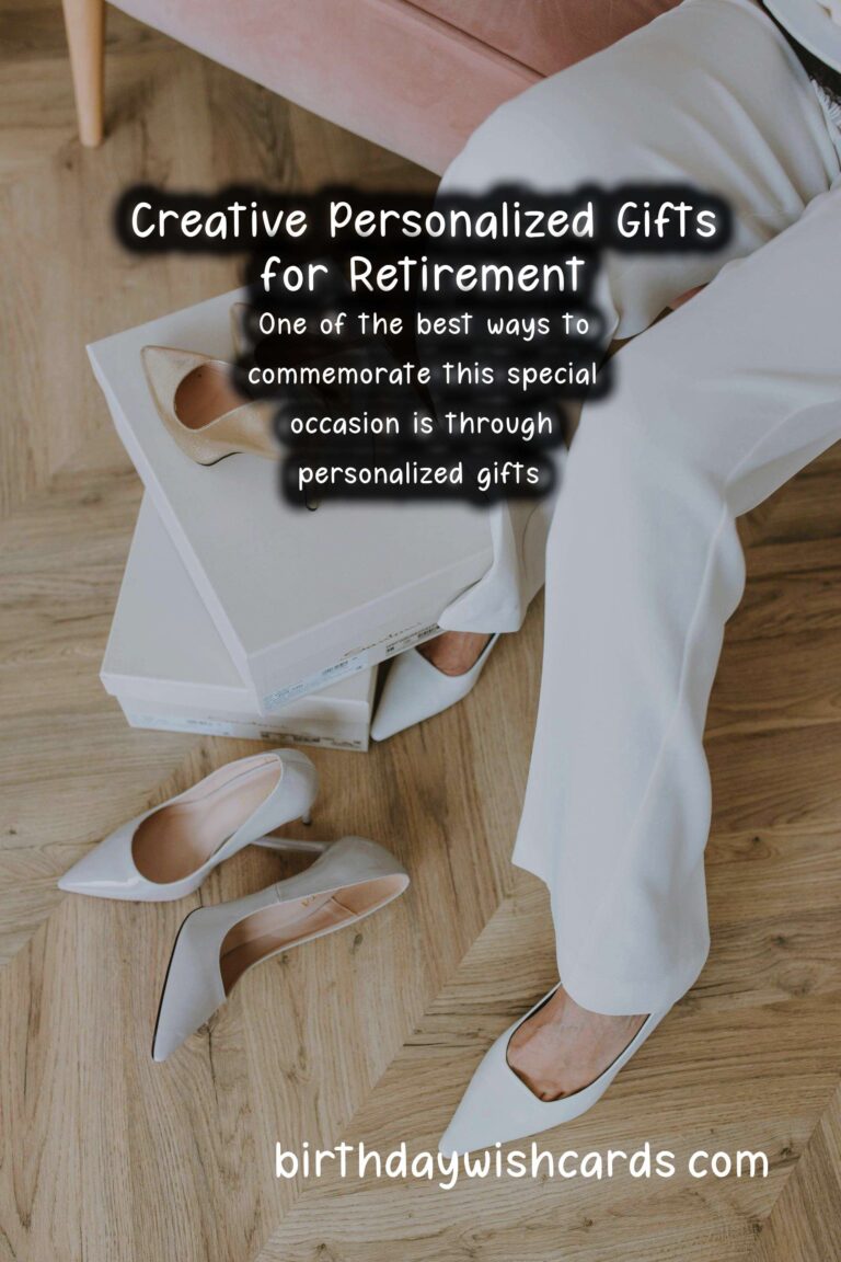 The Ultimate Guide to Personalized Gifts for Retirement Lovers