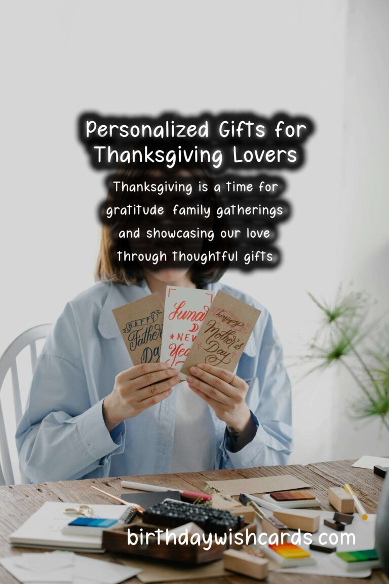 The Ultimate Guide to Personalized Gifts for Thanksgiving Lovers