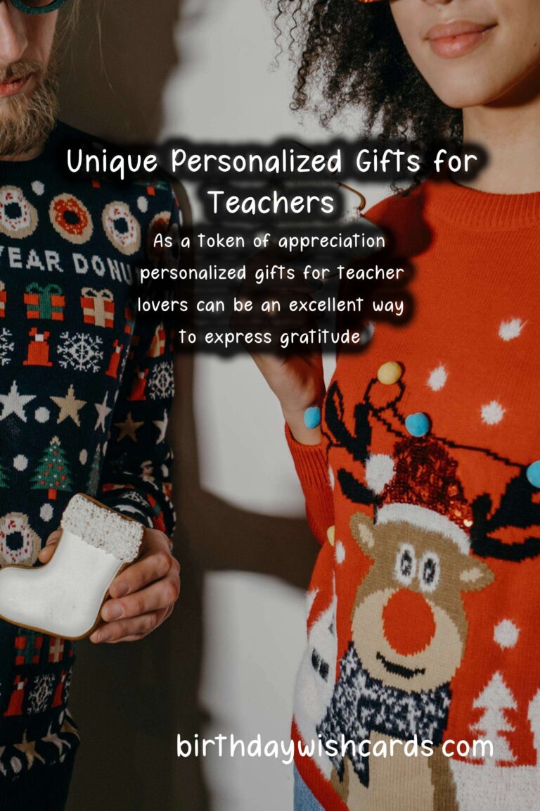 Thoughtful Personalized Gifts for Teacher Lovers