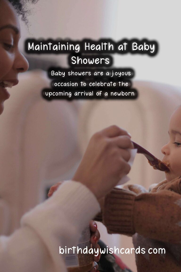 Tips for Maintaining Health During Baby Shower