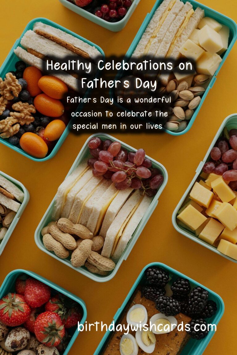 Tips for Maintaining Health During Father's Day