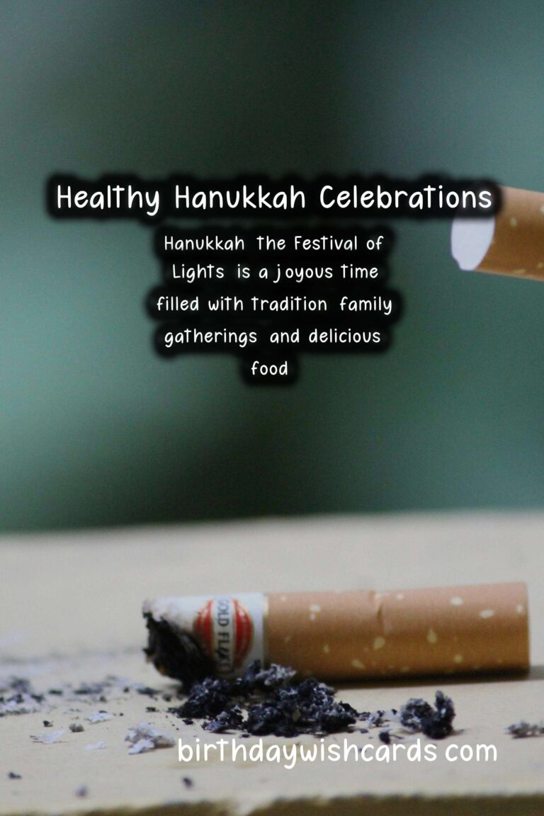 Tips for Maintaining Health During Hanukkah