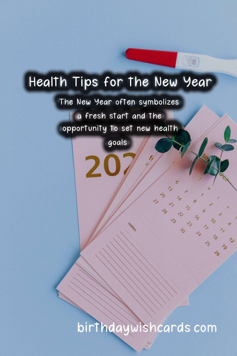 Tips for Maintaining Health During New Year
