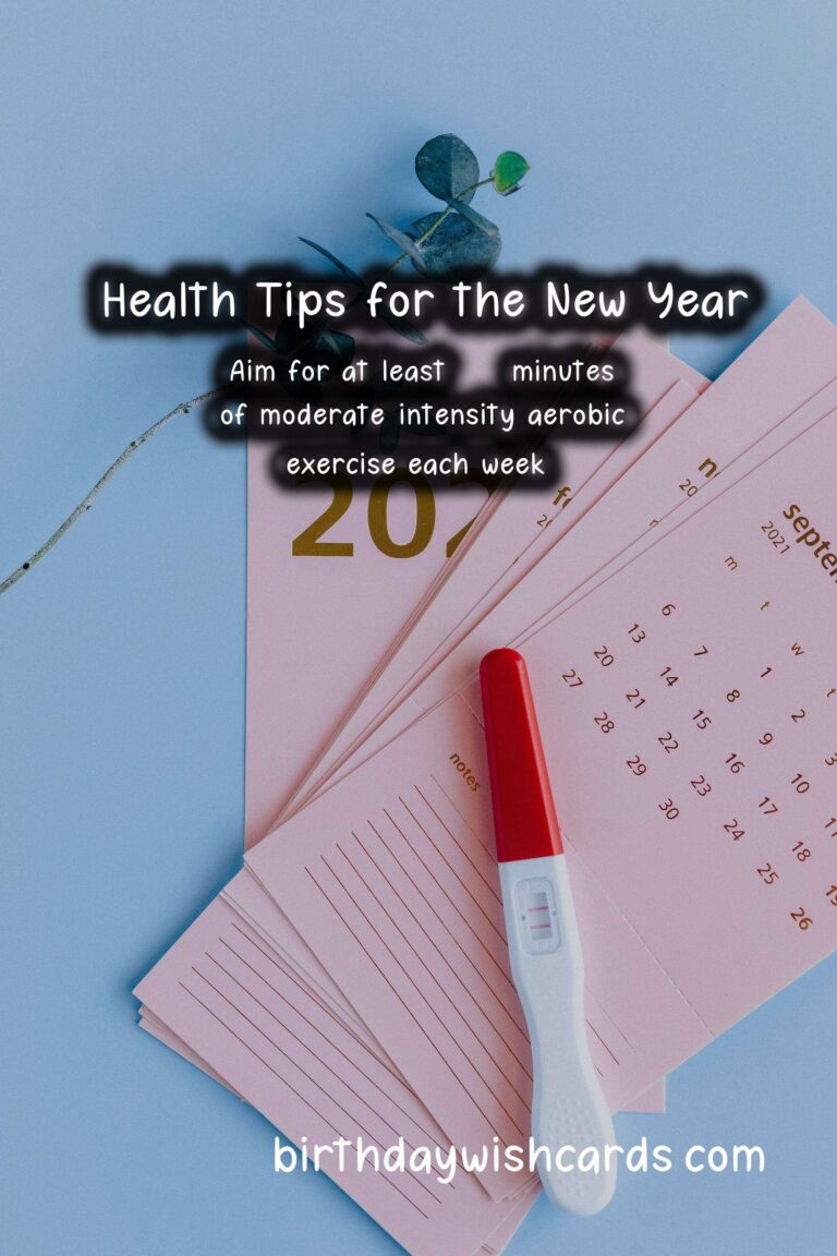 Tips for Maintaining Health During New Year