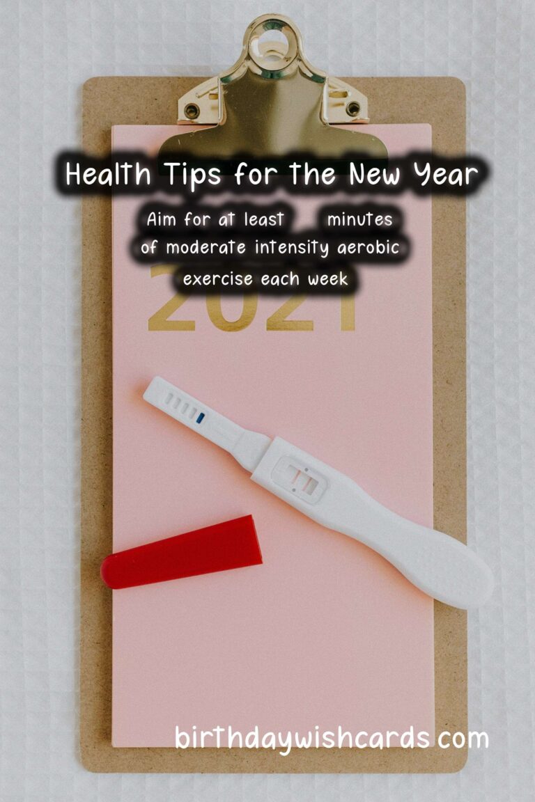 Tips for Maintaining Health During New Year