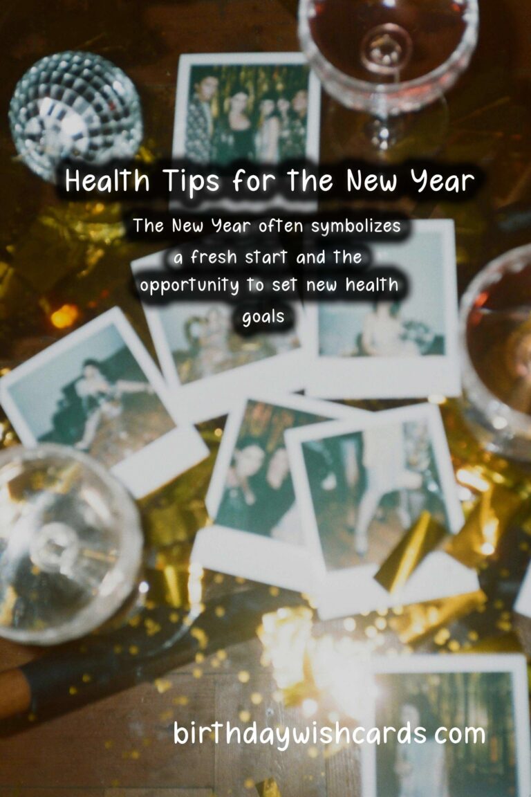 Tips for Maintaining Health During New Year