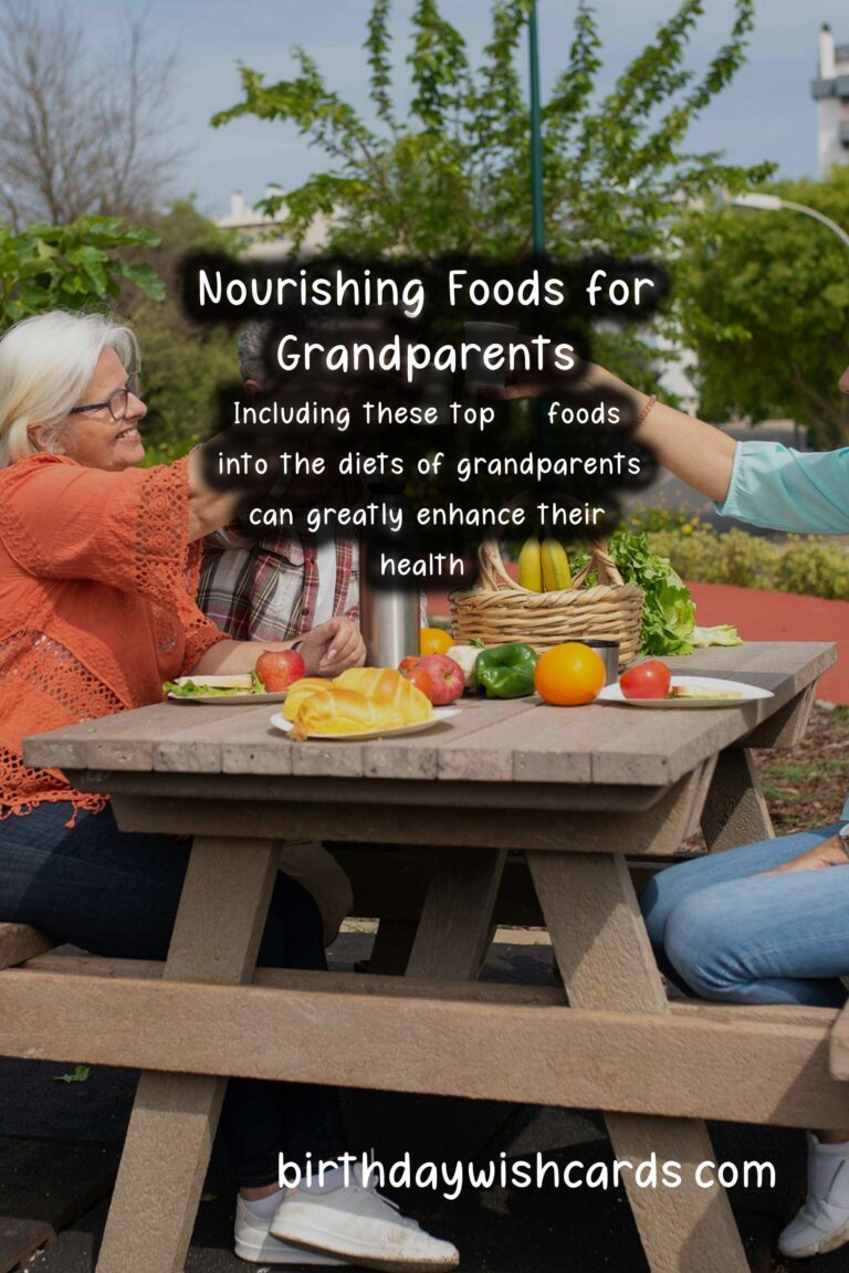 Top 10 Foods for Grandparents: Nutritional Benefits and Delicious Recipes