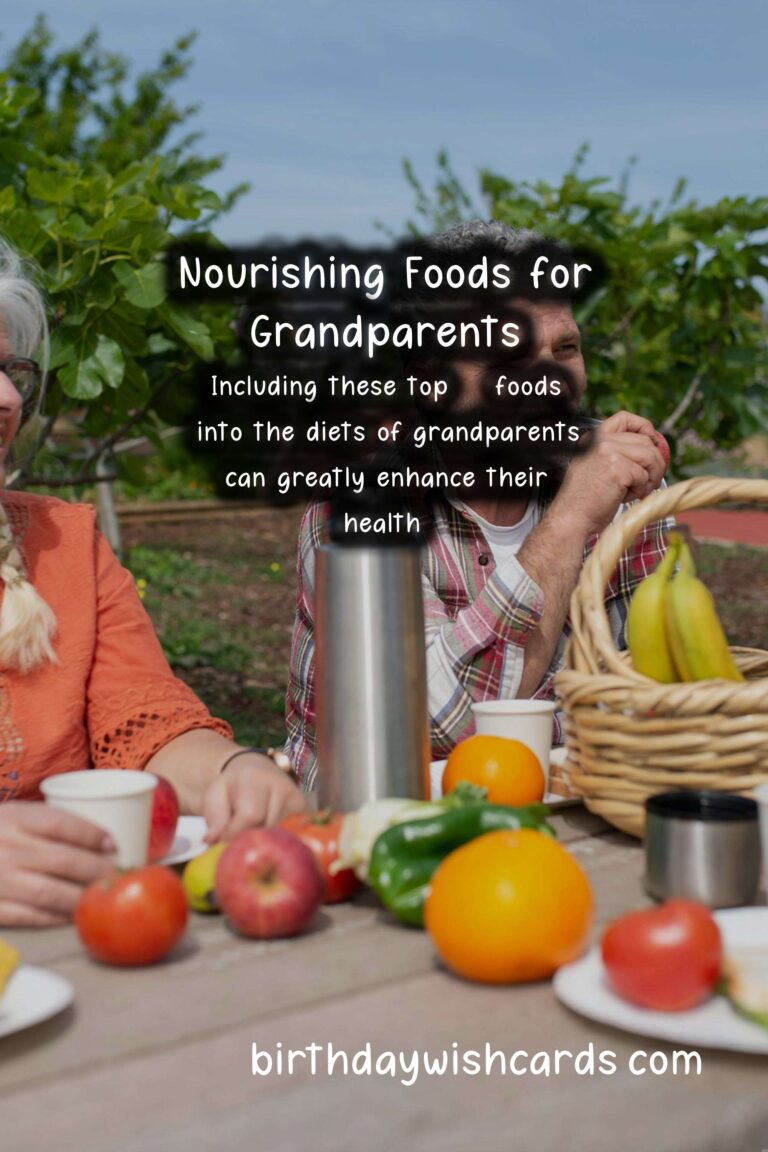 Top 10 Foods for Grandparents: Nutritional Benefits and Delicious Recipes