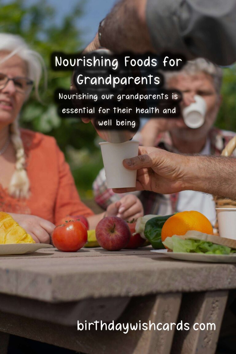 Top 10 Foods for Grandparents: Nutritional Benefits and Delicious Recipes