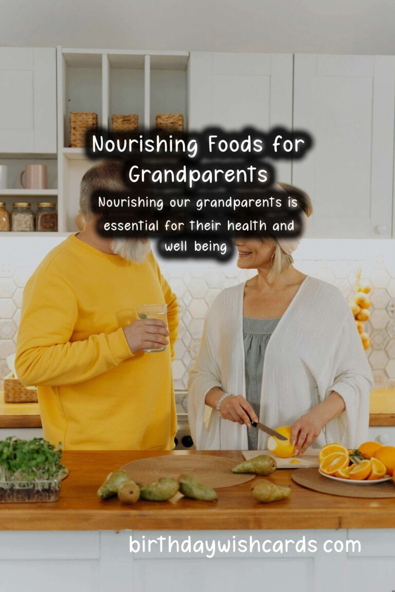 Top 10 Foods for Grandparents: Nutritional Benefits and Delicious Recipes