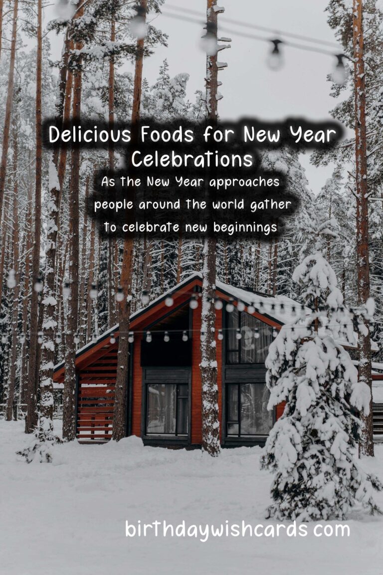 Top 10 Foods for New Year Celebrations
