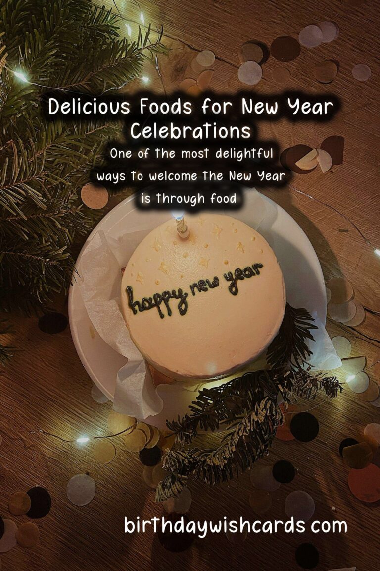Top 10 Foods for New Year Celebrations