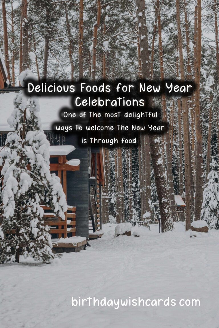 Top 10 Foods for New Year Celebrations
