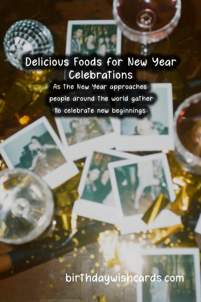Top 10 Foods for New Year Celebrations