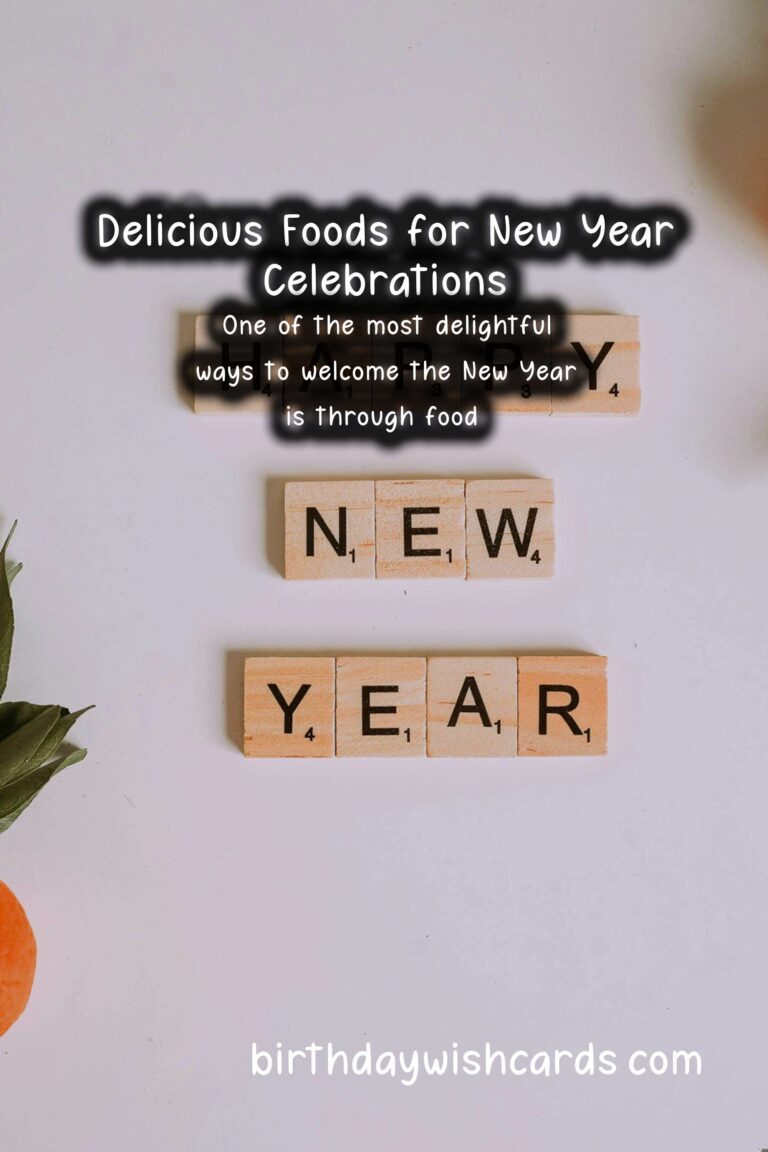 Top 10 Foods for New Year Celebrations
