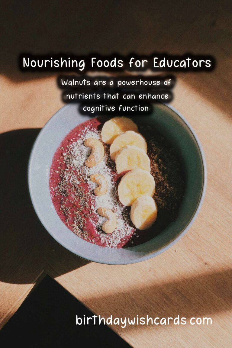 Top 10 Foods for Teachers to Boost Energy and Focus