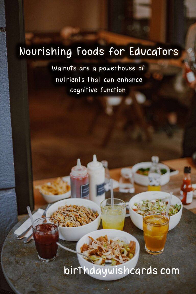 Top 10 Foods for Teachers to Boost Energy and Focus