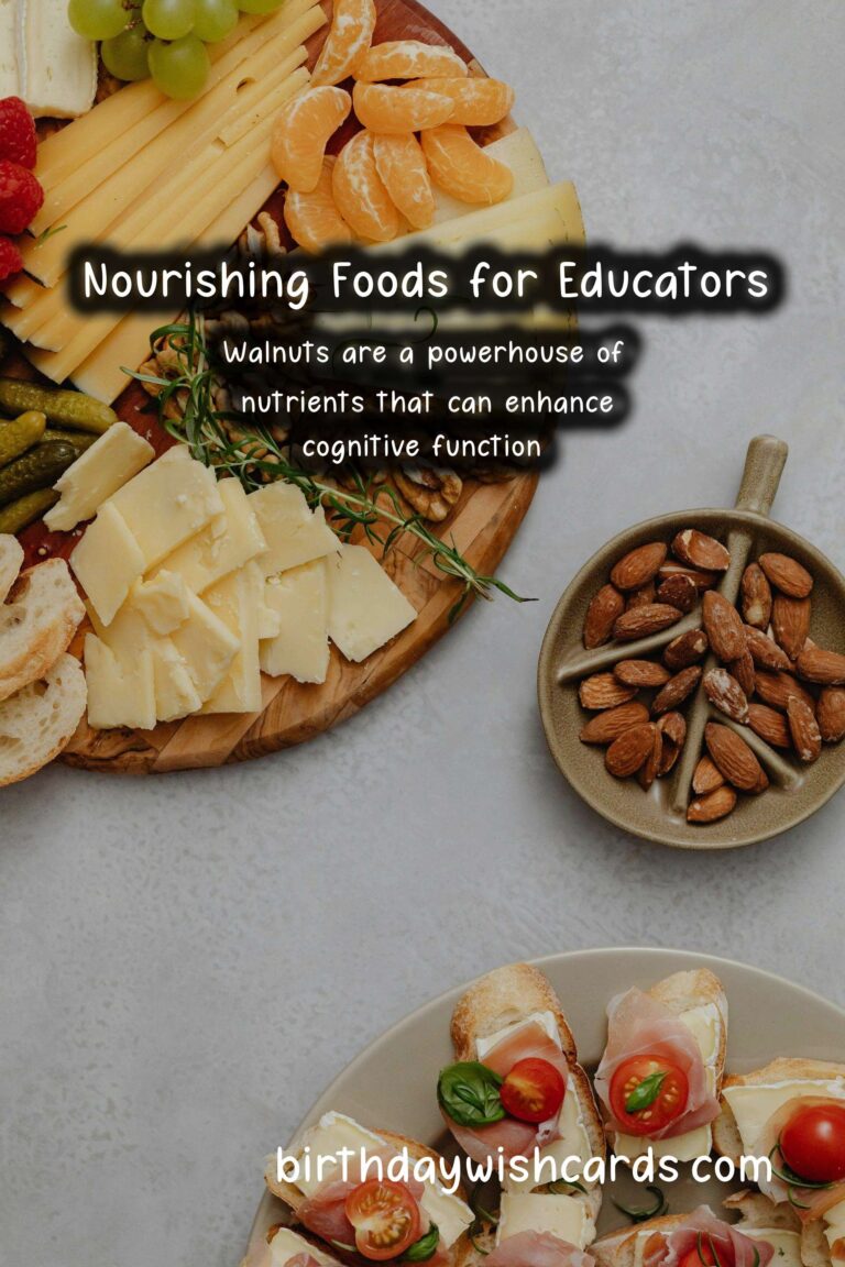 Top 10 Foods for Teachers to Boost Energy and Focus