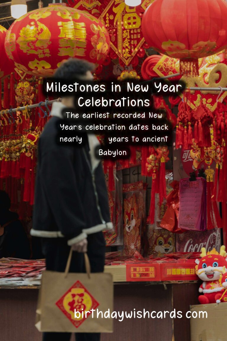 Top 10 Milestone Moments in the Life of New Year