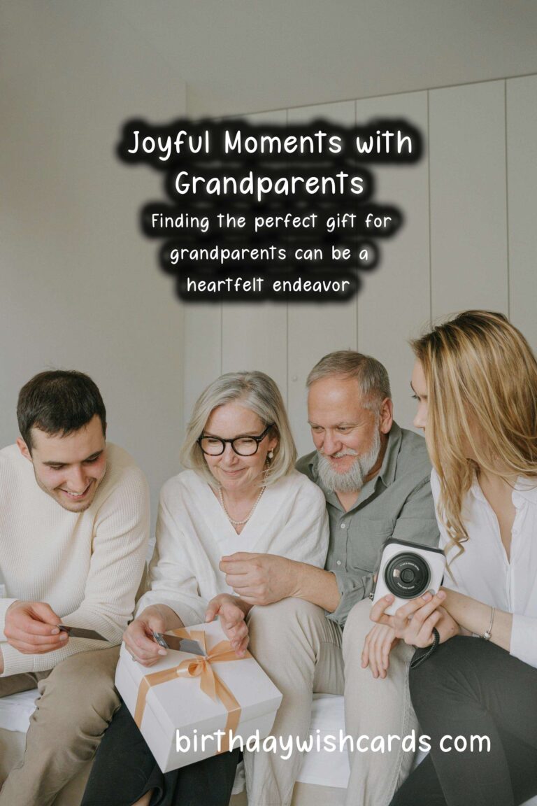 Top Gifts for Grandparents-Lovers: Thoughtful Ideas to Celebrate Your Loved Ones