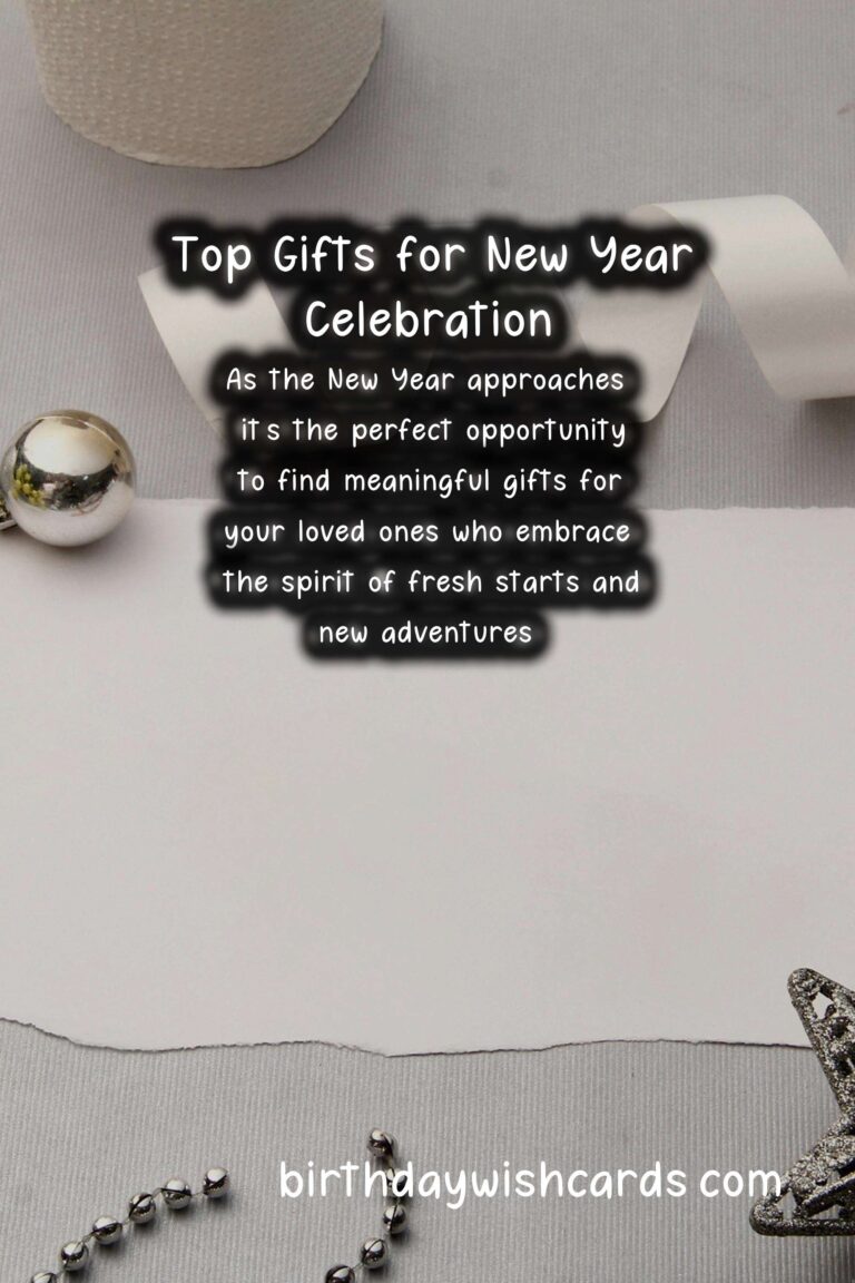 Top Gifts for New Year-Lovers: Celebrate the New Beginnings