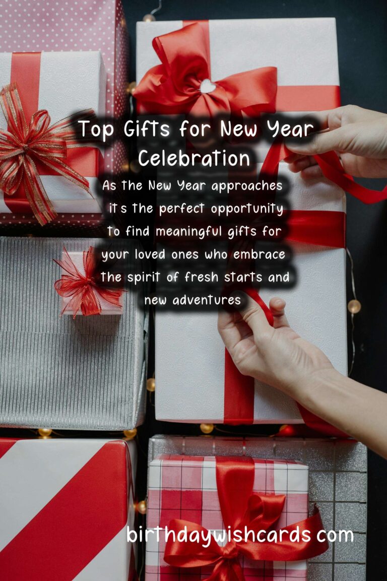 Top Gifts for New Year-Lovers: Celebrate the New Beginnings