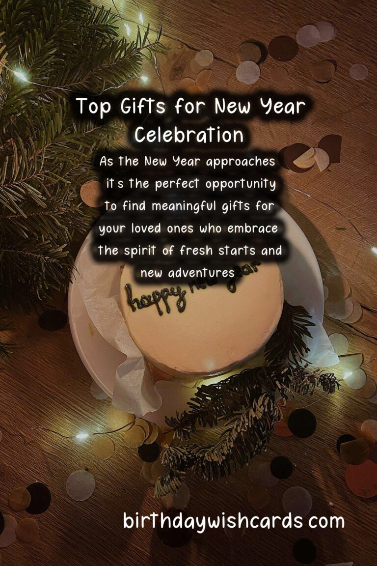 Top Gifts for New Year-Lovers: Celebrate the New Beginnings